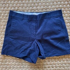 J. Crew Navy Cotton Chino Shorts